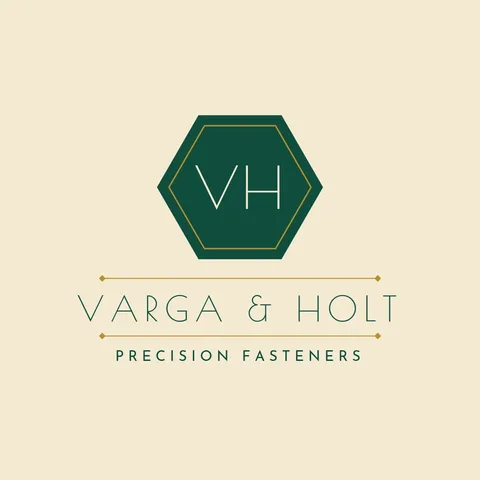 Deco Hex Bolt Monogram – Logo template
