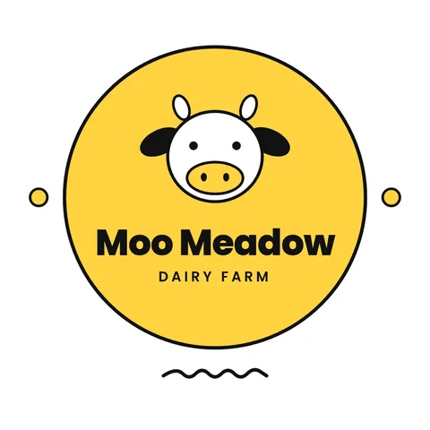 Moo Meadow Memphis Badge – Logo template