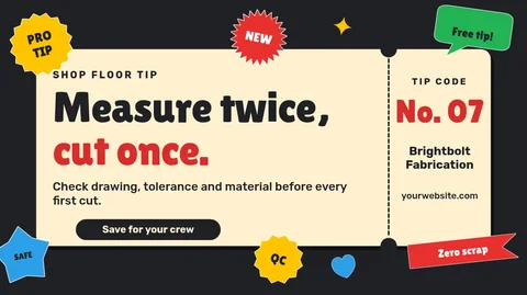 Shop Floor Sticker Ticket – X post template