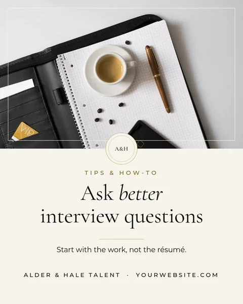Espresso Seam Interview Notes – Instagram post template