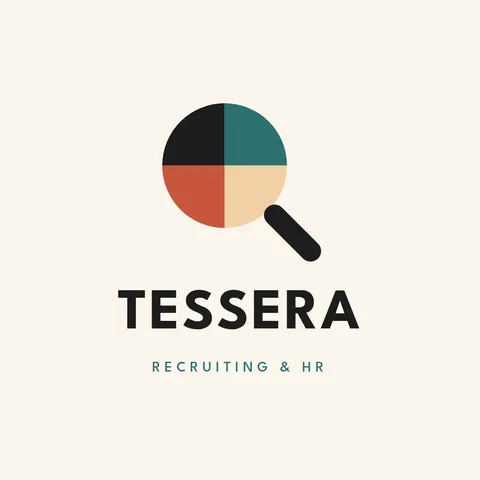Tessera Quarter Lens Logo – Logo template