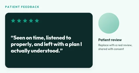 Patient review – Facebook post template