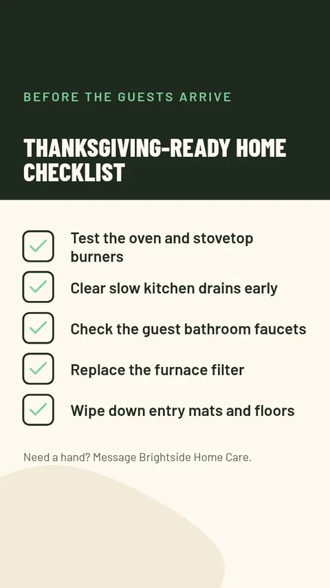 Thanksgiving Guest-Ready Checklist – Instagram story template