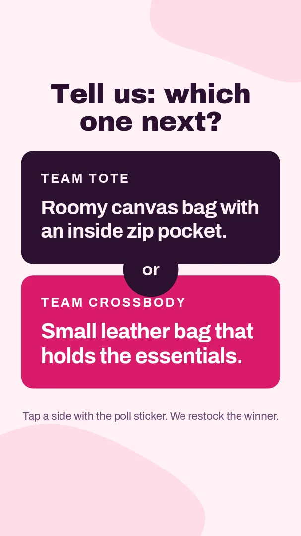 This or That Shop Story – Instagram story template