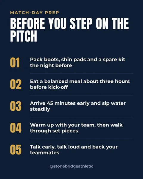 Match Day Prep Checklist – Instagram post template