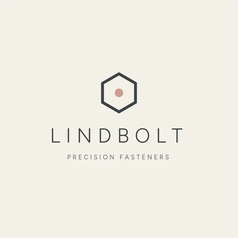Lindbolt Nut Dot Logo – Logo template