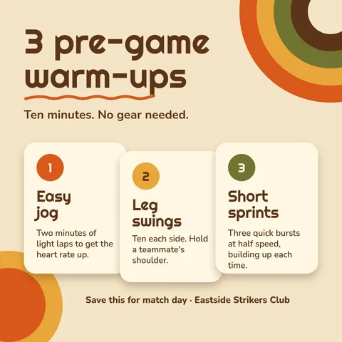 Groove Cards Warm-Up Tips – LinkedIn post template