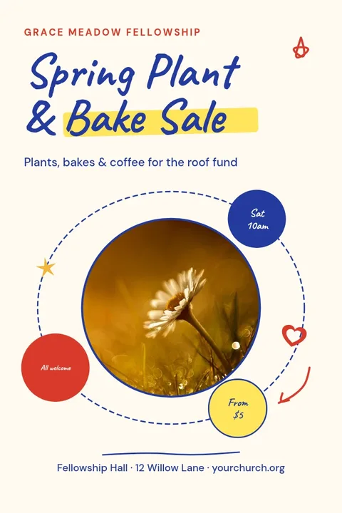 Orbit Daisy Plant Sale – Pinterest pin template