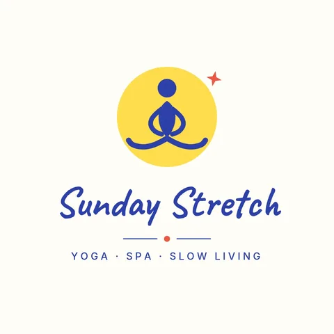 Sunday Stretch Doodle Logo – Logo template
