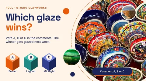 Glaze Vote Iso Cubes – X post template