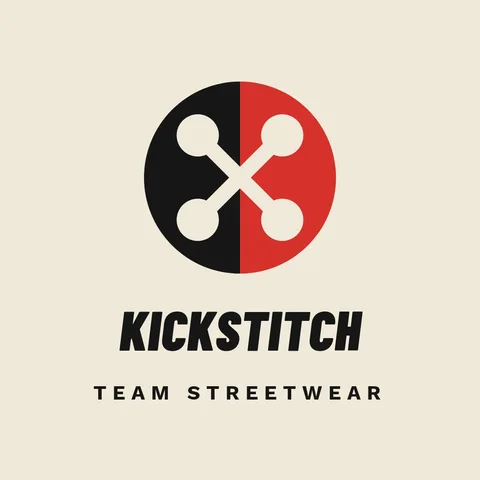 Kickstitch Split Button Logo – Logo template