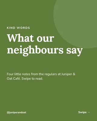 Neighbours Say Café Reviews, page 1