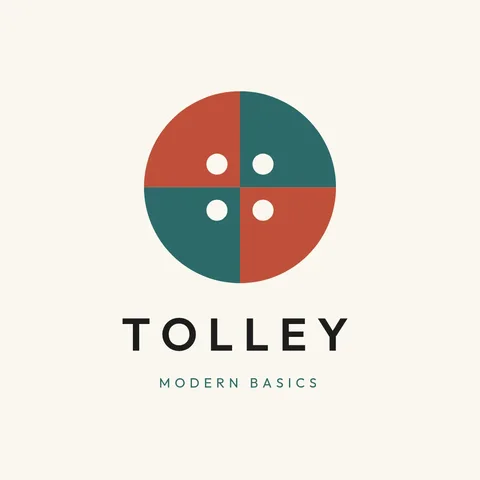 Quarter Tile Button Logo – Logo template