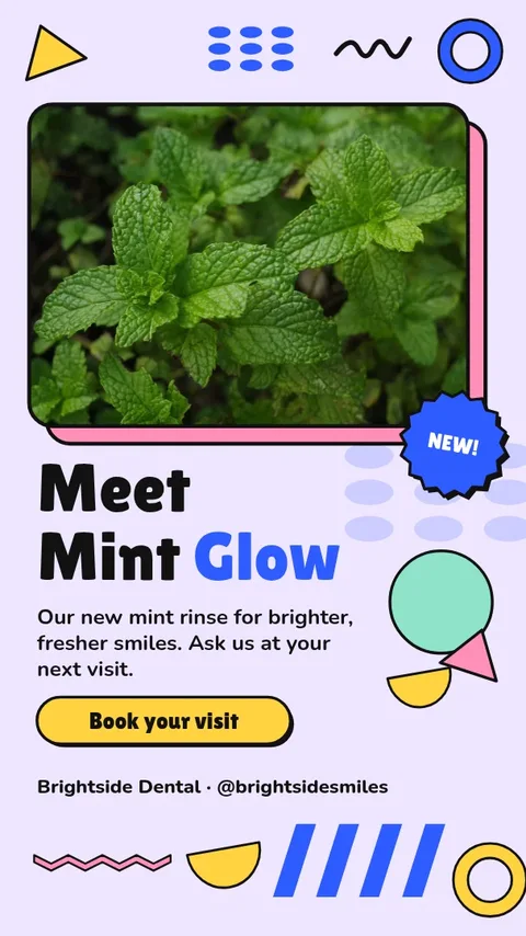 Mint Seam Memphis Launch – Instagram story template
