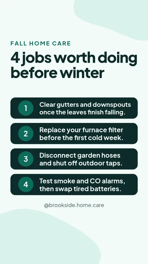 Fall Home Care Tips – Instagram story template