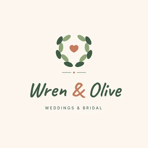 Olive Wreath Script Logo – Logo template