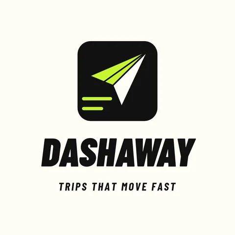 Dashaway Slant Plane Logo – Logo template