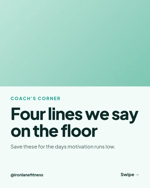 Coach Words Quote Deck – Instagram carousel template, 6 pages
