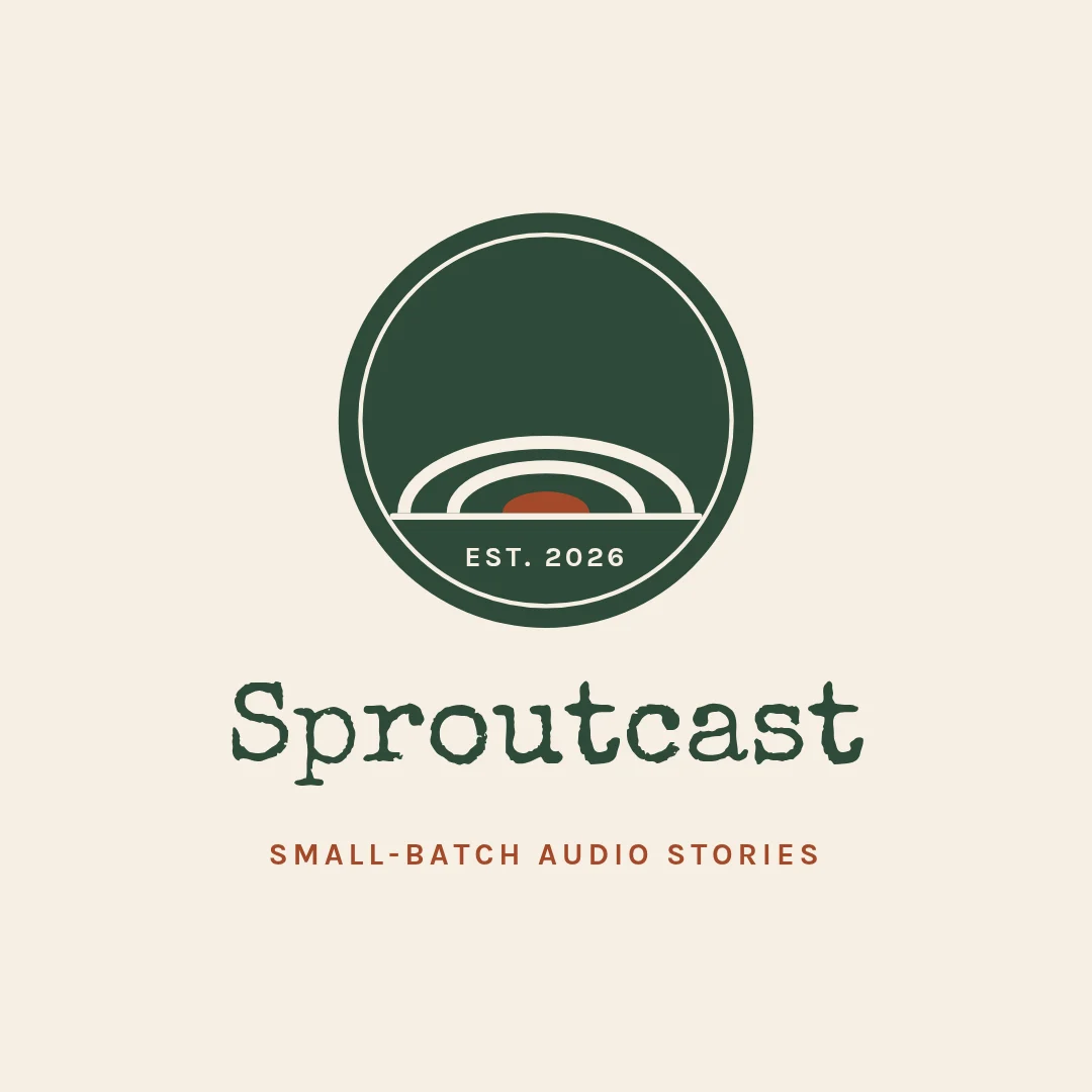 Sproutcast Sunrise Signal Seal – Logo template