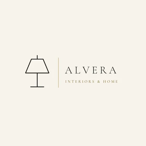 Alvera Monoline Lamp Logo – Logo template