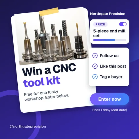 Tilted Tool Kit Giveaway – Instagram post template