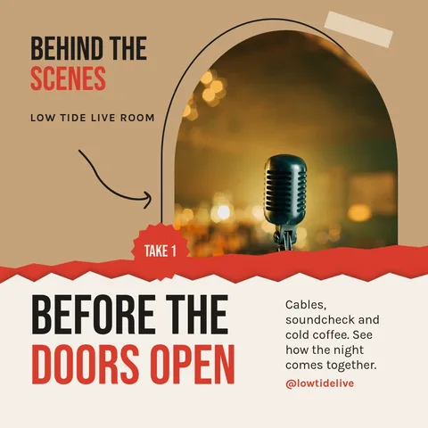 Torn Arch Soundcheck – Instagram post template