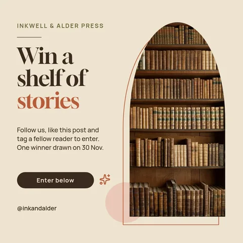 Shelf Arch Book Giveaway – LinkedIn post template