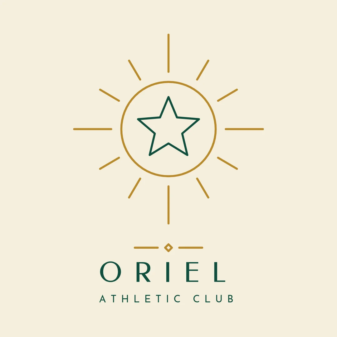 Oriel Deco Star Sunburst Logo – Logo template