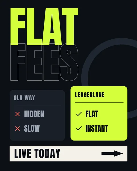 Flat Fee Verdict Poster – Instagram post template