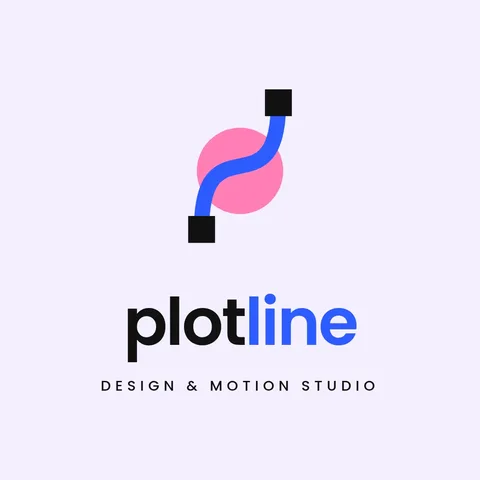 Plotline Pen Curve Logo – Logo template
