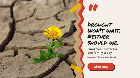 Torn Well Drought Appeal – X post template