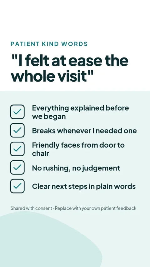 Calm Visit Patient Words – Instagram story template