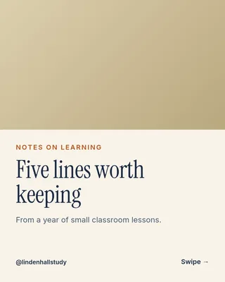 Quiet Lessons Quote Carousel, page 1