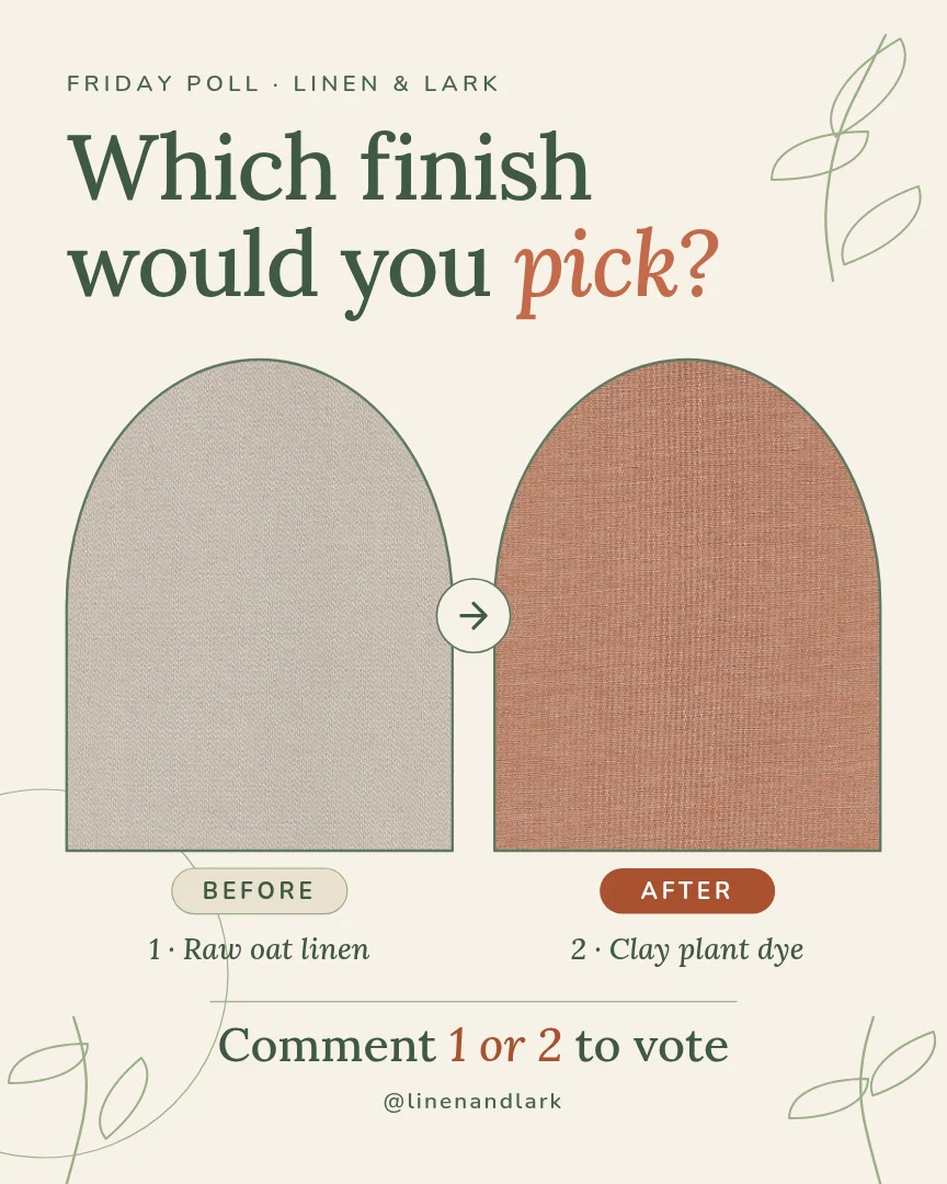 Dye Day Botanical Poll – Instagram post template
