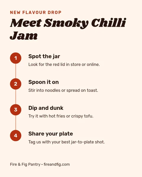 Flavour Drop Steps – Instagram post template