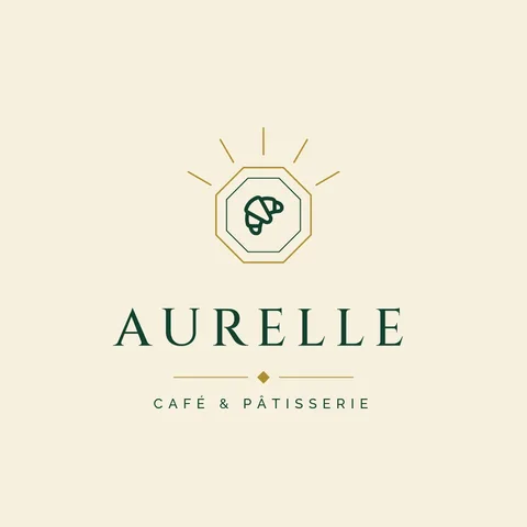 Aurelle Deco Fan Monogram – Logo template