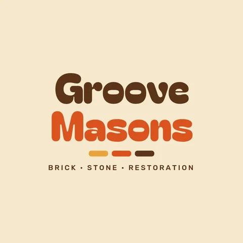 Groove Masons Stacked Wordmark – Logo template