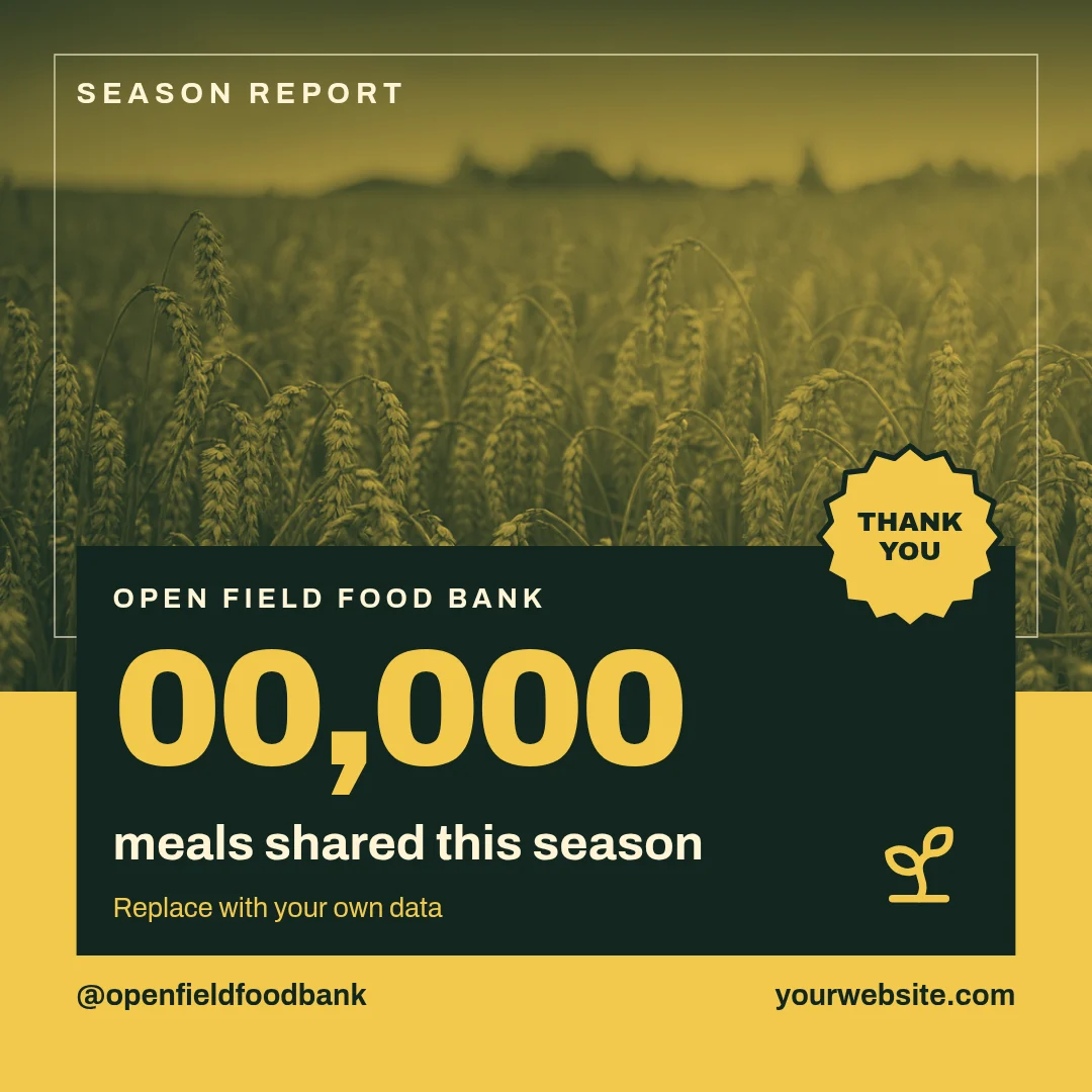 Harvest Seam Impact Poster – LinkedIn post template