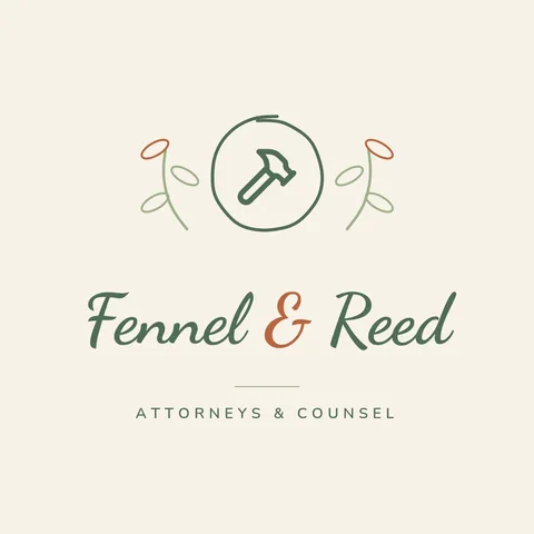 Fennel Reed Botanical Script Logo – Logo template