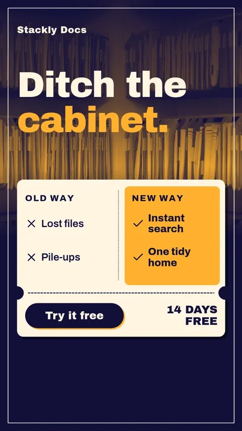 Cabinet Ticket Duotone Switch – Instagram story template