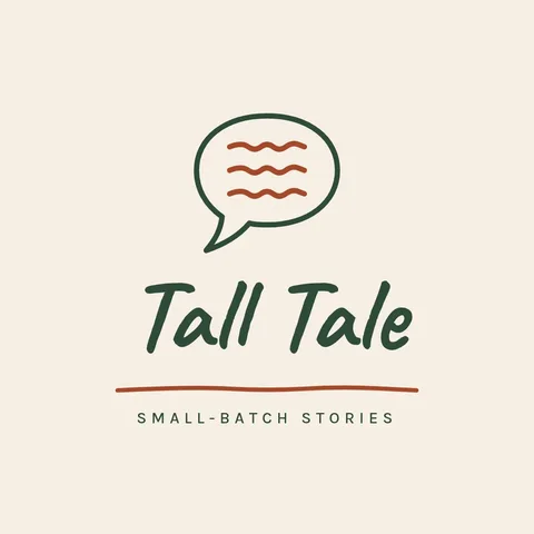 Tall Tale Scribble Bubble – Logo template