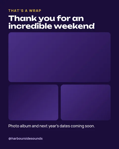Thank-you recap – Instagram post template