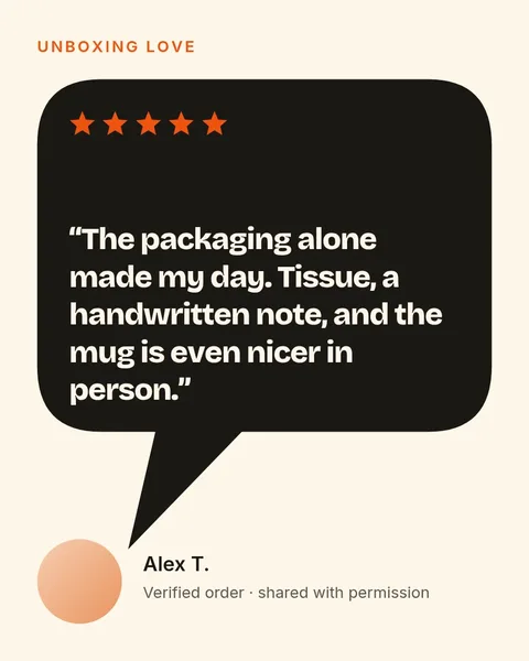 Customer unboxing review – Instagram post template