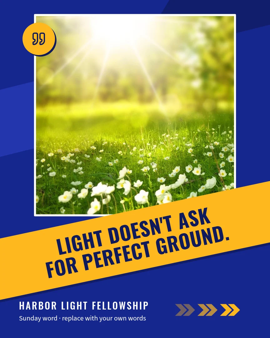 Sunbeam Seal Slant Quote – Instagram post template