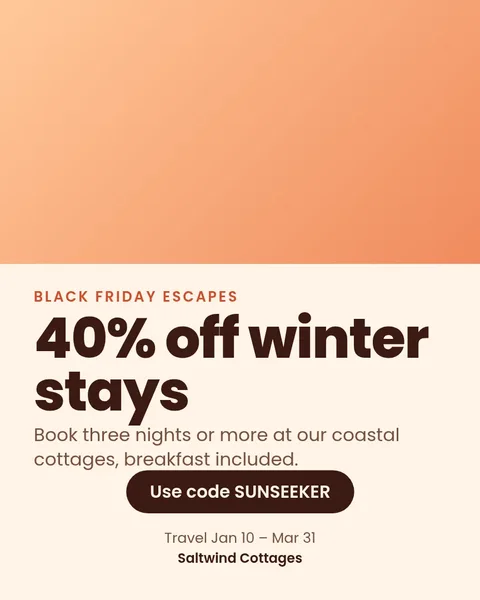 Holiday Escape Deal Photo – Instagram post template