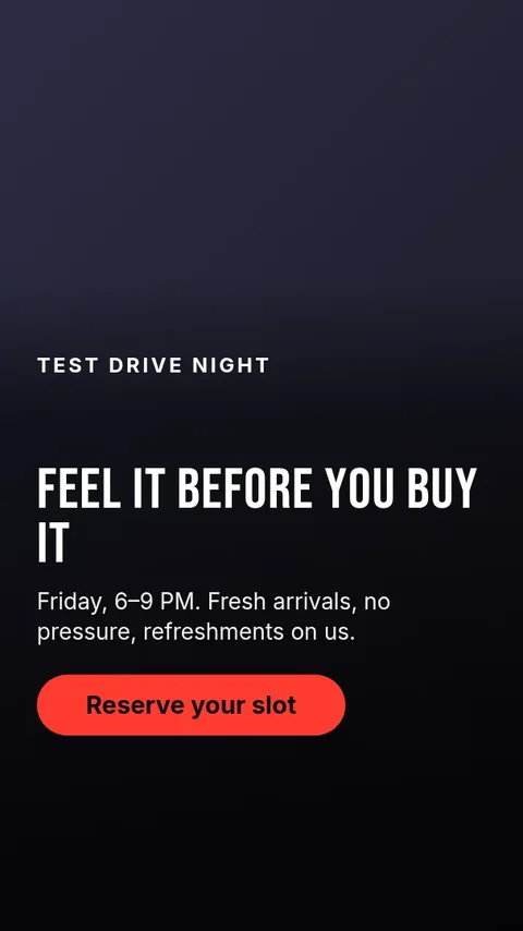 Test Drive Night Hero – Instagram story template