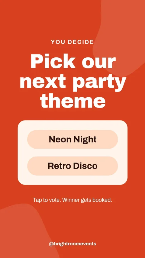Vote Your Night Story – Instagram story template