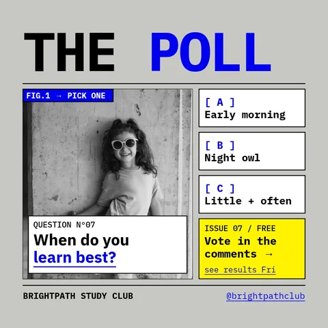 Cursor Blue Poll Cover – LinkedIn post template