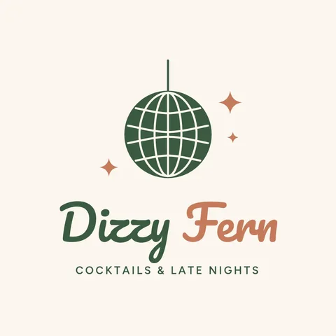 Hanging Disco Script Logo – Logo template