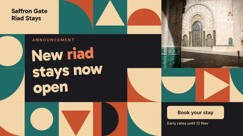 Riad Quilt Announcement – YouTube thumbnail template